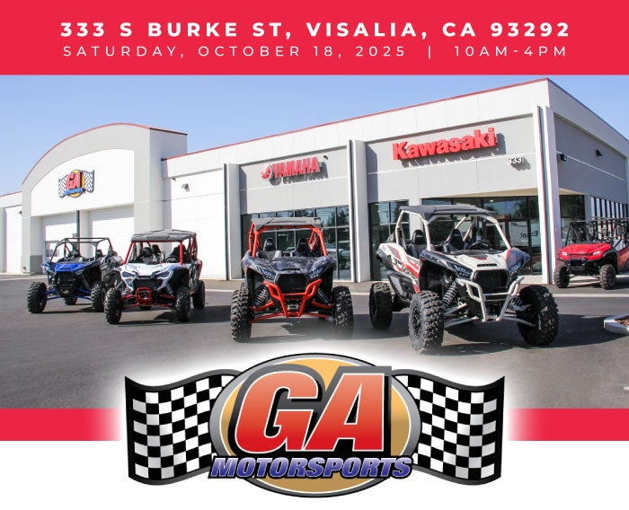 GA Motorsports Grand Opening! 333 S Burke St, Visalia, CA 39292