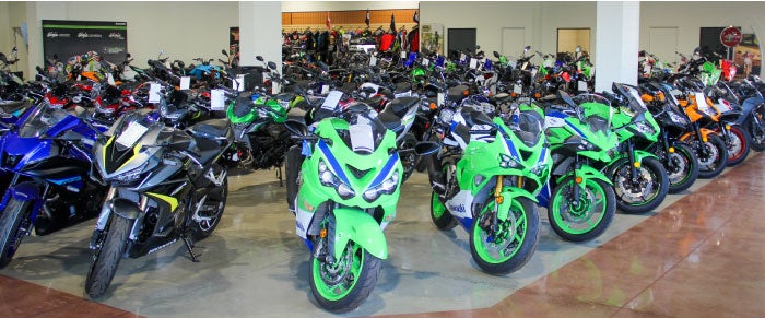 photo of inside of GA Motorsports showroom