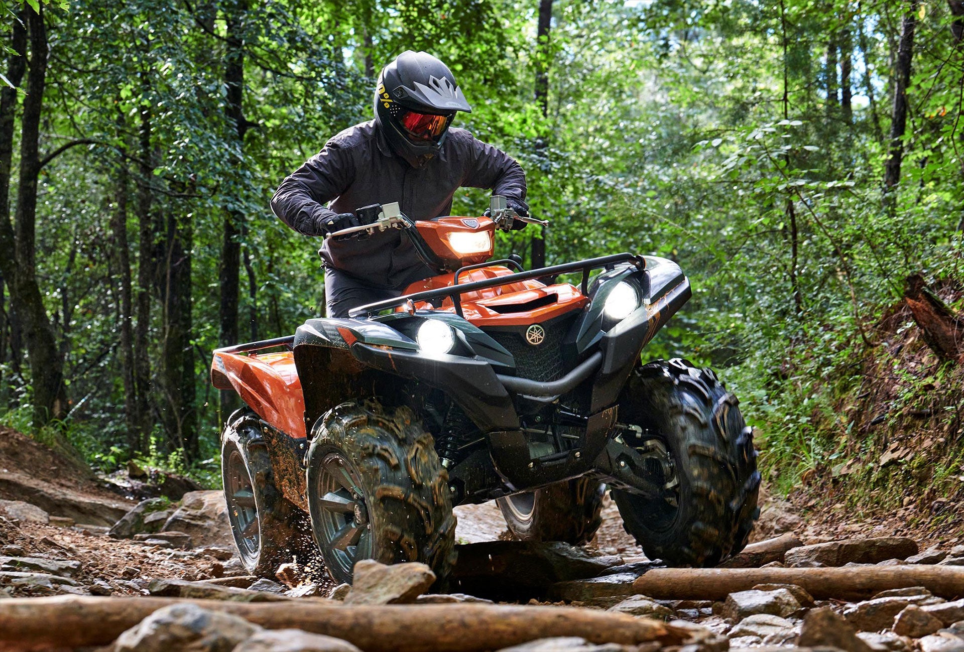 Person driving an ATV